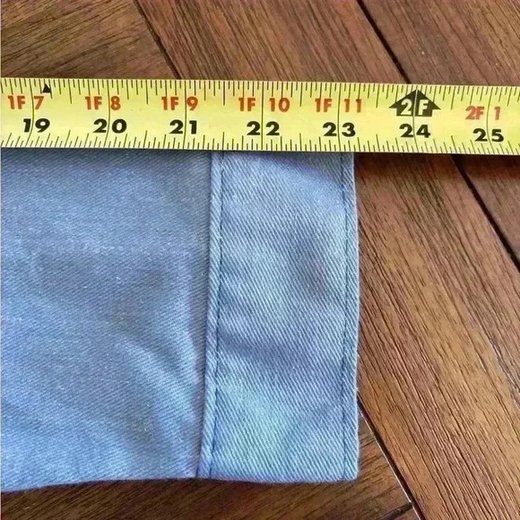 Vintage Light Blue Denim Snap Front Shirt 70s Style - Picture 8 of 12